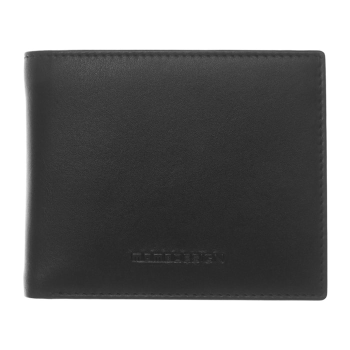 Portafoglio uomo in vera pelle - Modello Valerian Nova - Casual - 12.0 x 9.7 x 2.0 cm