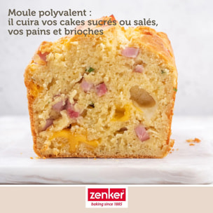 Moule à cake 31,5 cm Zenker Silicone fibre de verre