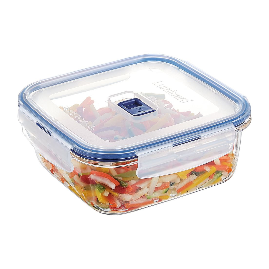 Contenitore ermetico quadrato 122 cl Pure Box Active - Luminarc