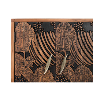 Aparador de Madera de Acacia Estilo Étnico Moderno