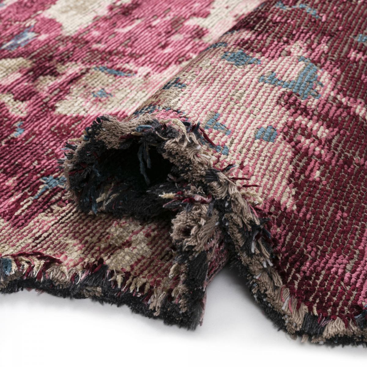 ATIPA Tapis salon kilim, Forme originale, Tissé à la main