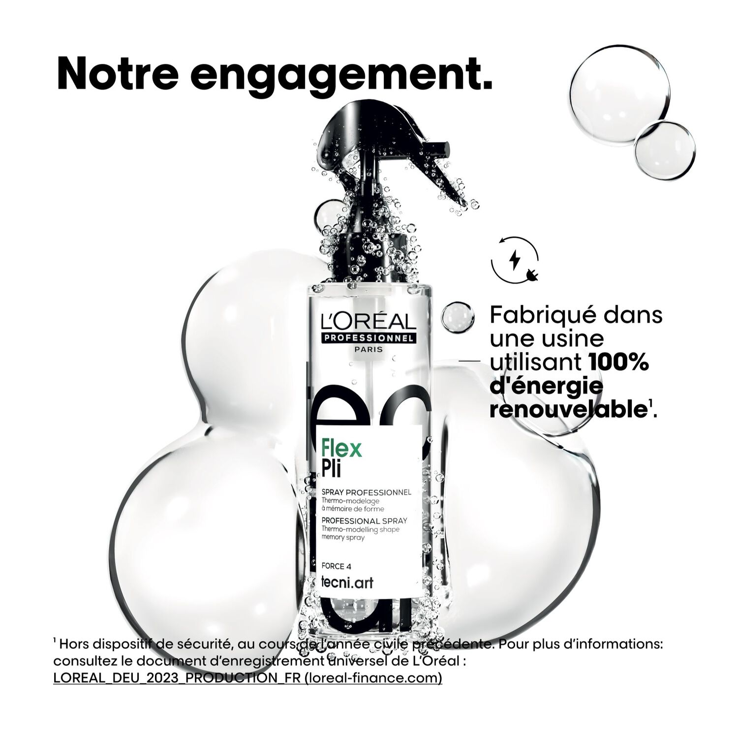 Tecni.art Flex Pli - Spray Thermo-Modelant Mémoire de Forme 190 ml