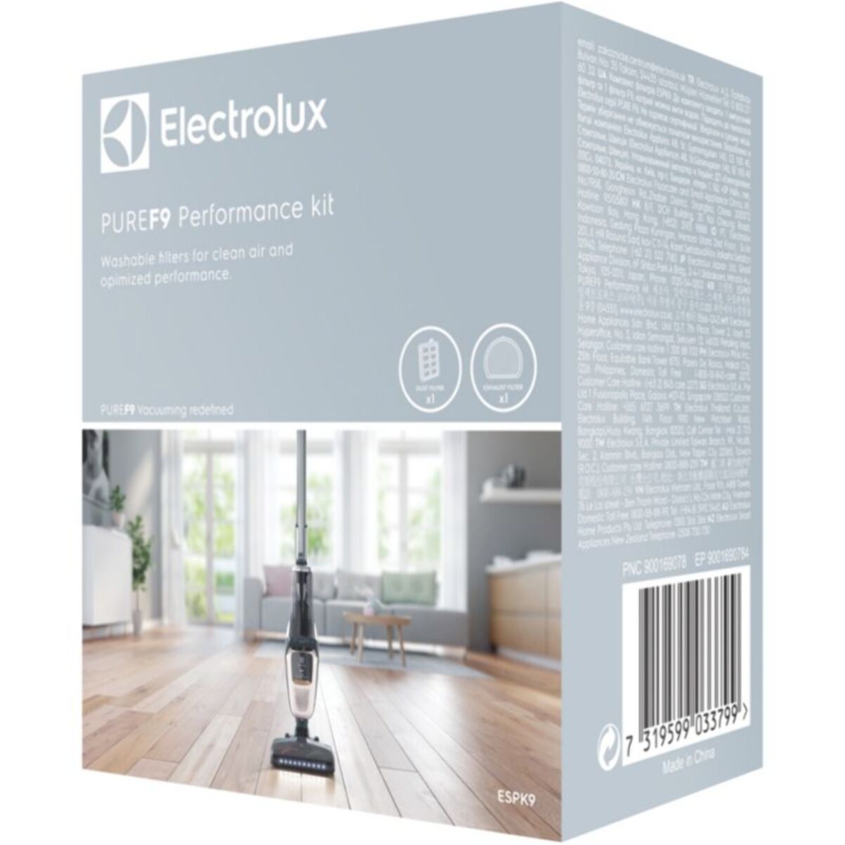 Filtre ELECTROLUX ESPK9 performance aspirateur balai
