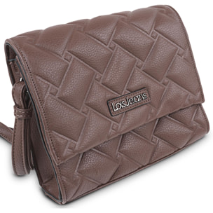 Bolso Bandolera Mujer Sint/Pu Lois Dewey Marron Oscuro