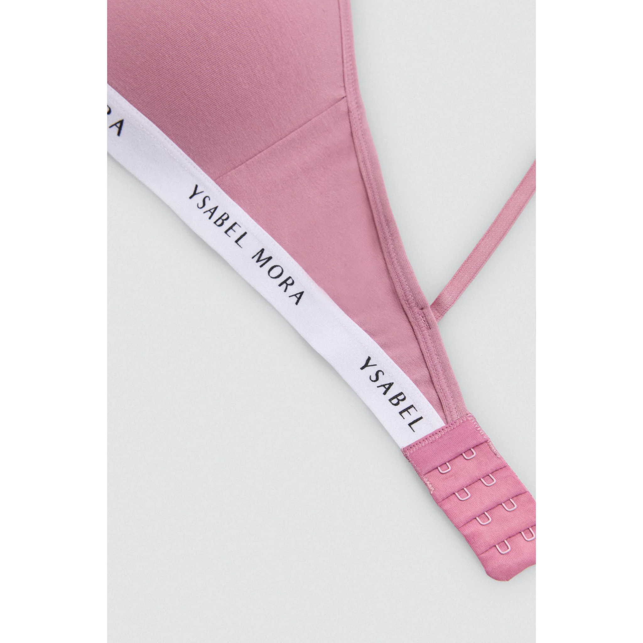 Reggiseno rosa senza ferretto in cotone per ragazzi