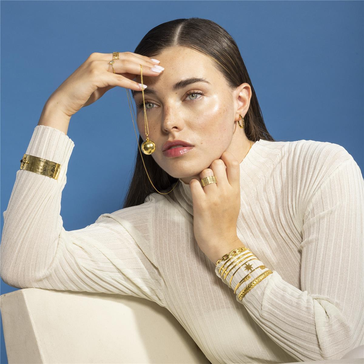 Pulsera Lux by Lux acabado oro 18k