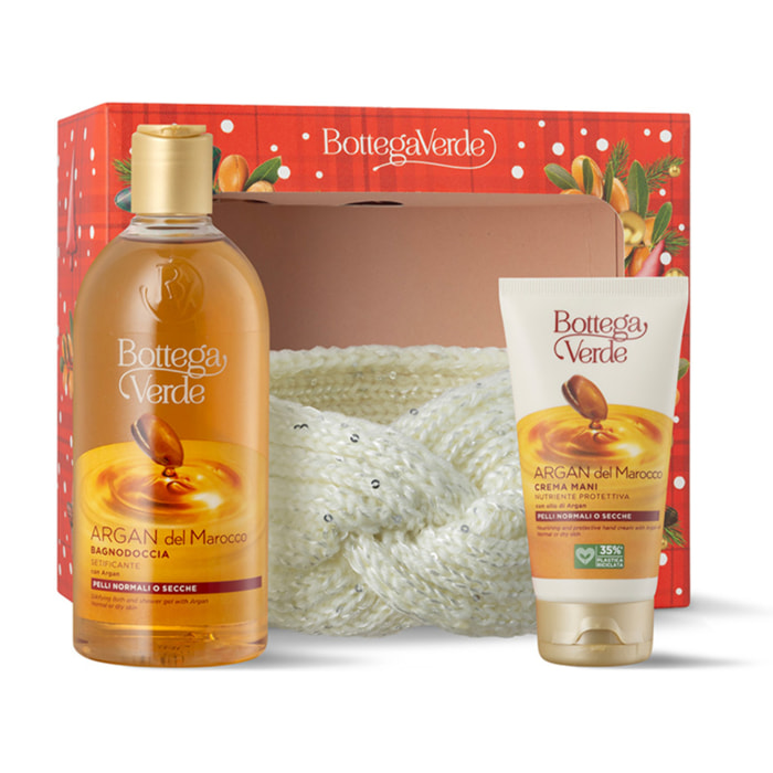 Xmas gift fascia capelli Argan