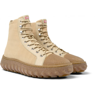 CAMPER Ground - Botines Beige Hombre