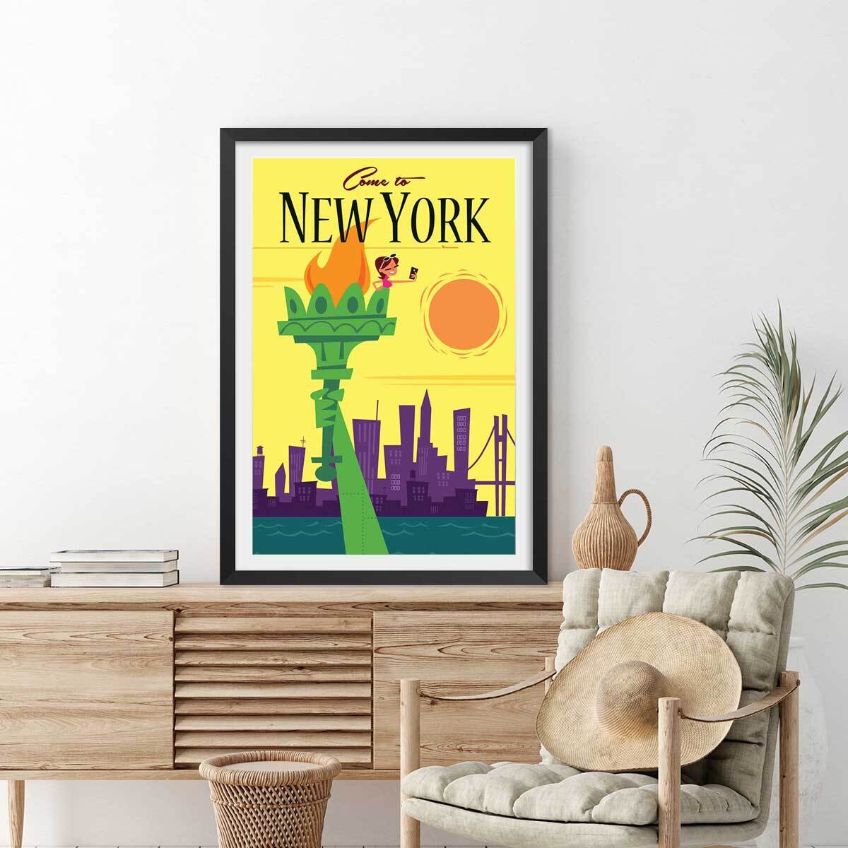 Affiche Voyage à New York Affiche seule