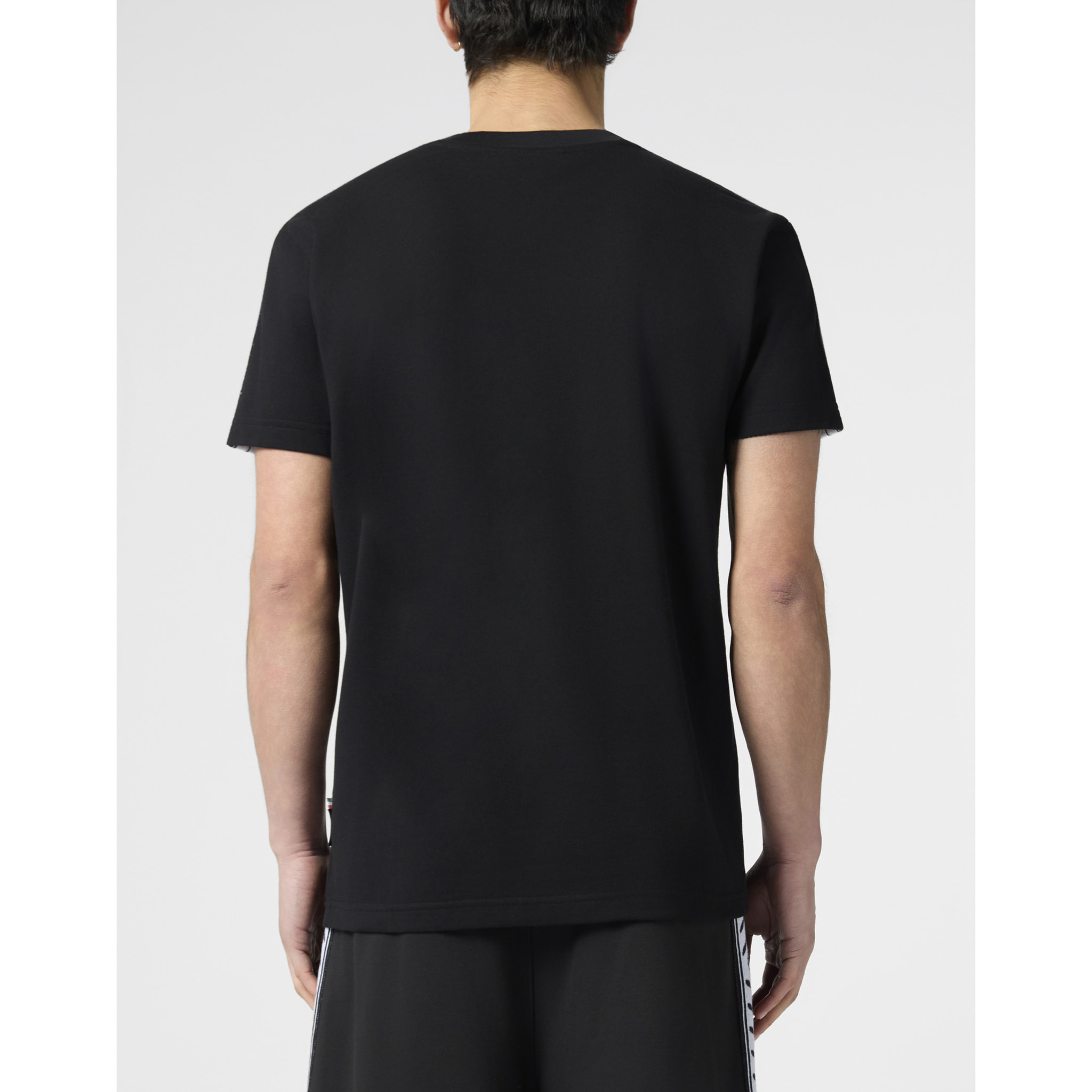 PHILIPP PLEIN Piquet Round Neck T-Shirt Plein Tennis