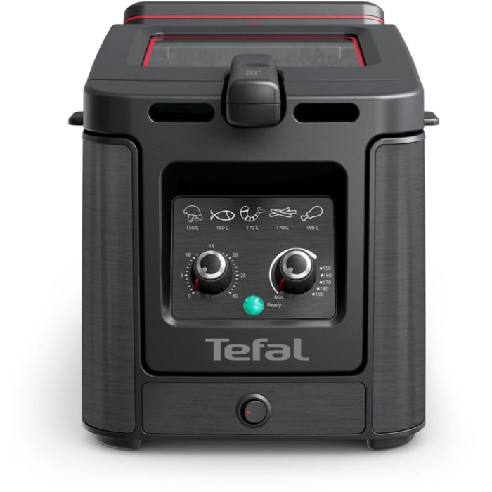 Friteuse semi-professionnelle TEFAL avec huile CLEAR DUO FR600810