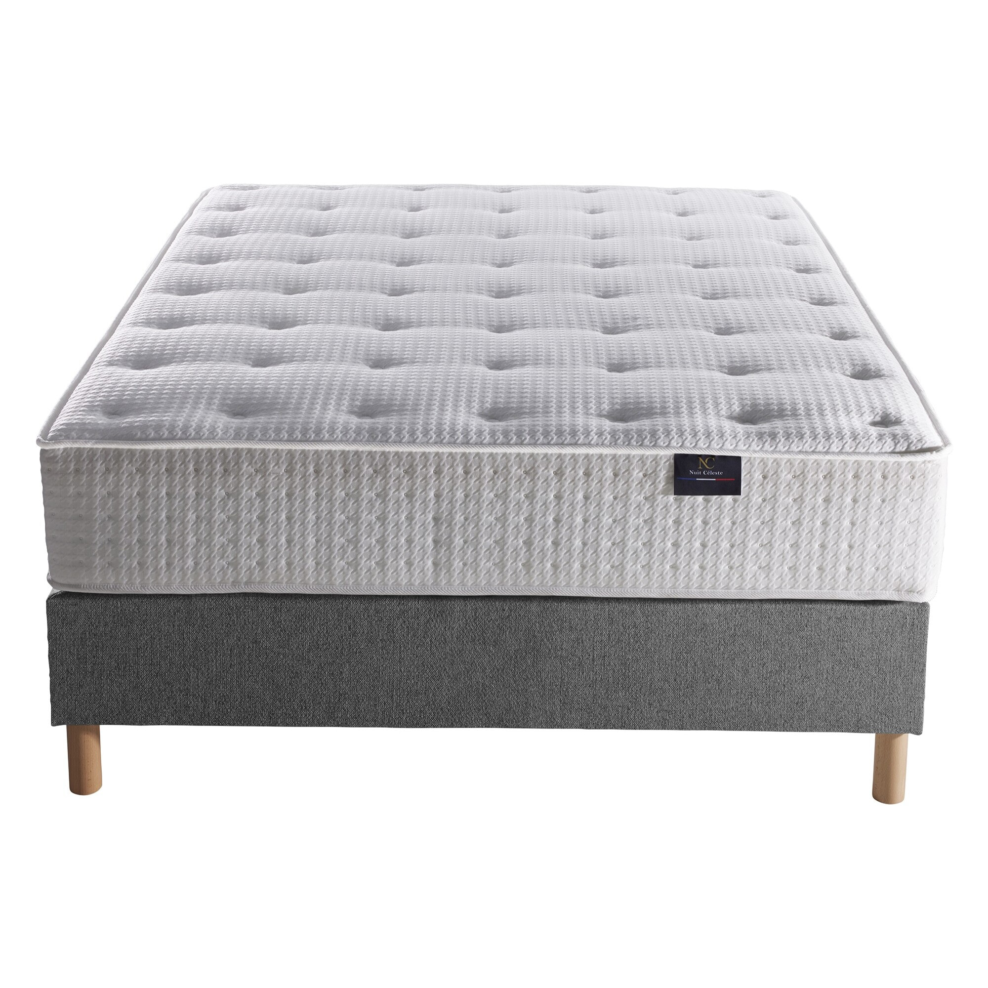 Ensemble Comète + sommier Boxspring hauteur 26 cm