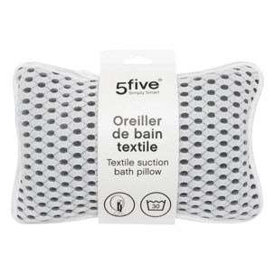 Oreiller de bain fixation ventouse
