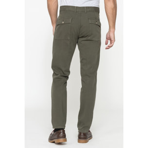 CHINO MOD. 610 REGULAR FIT IN GABARDINA PESANTE