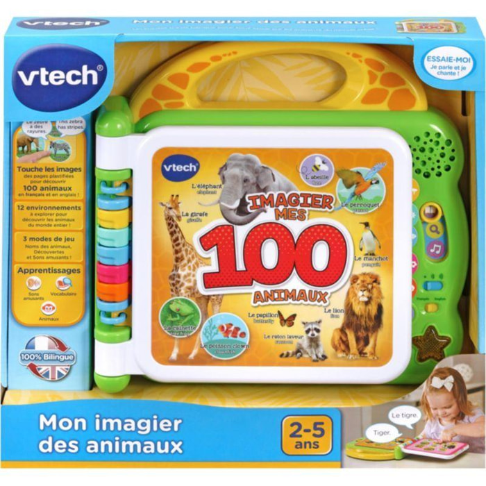 Imagier VTECH Mon imagier bilingue - 100 animaux