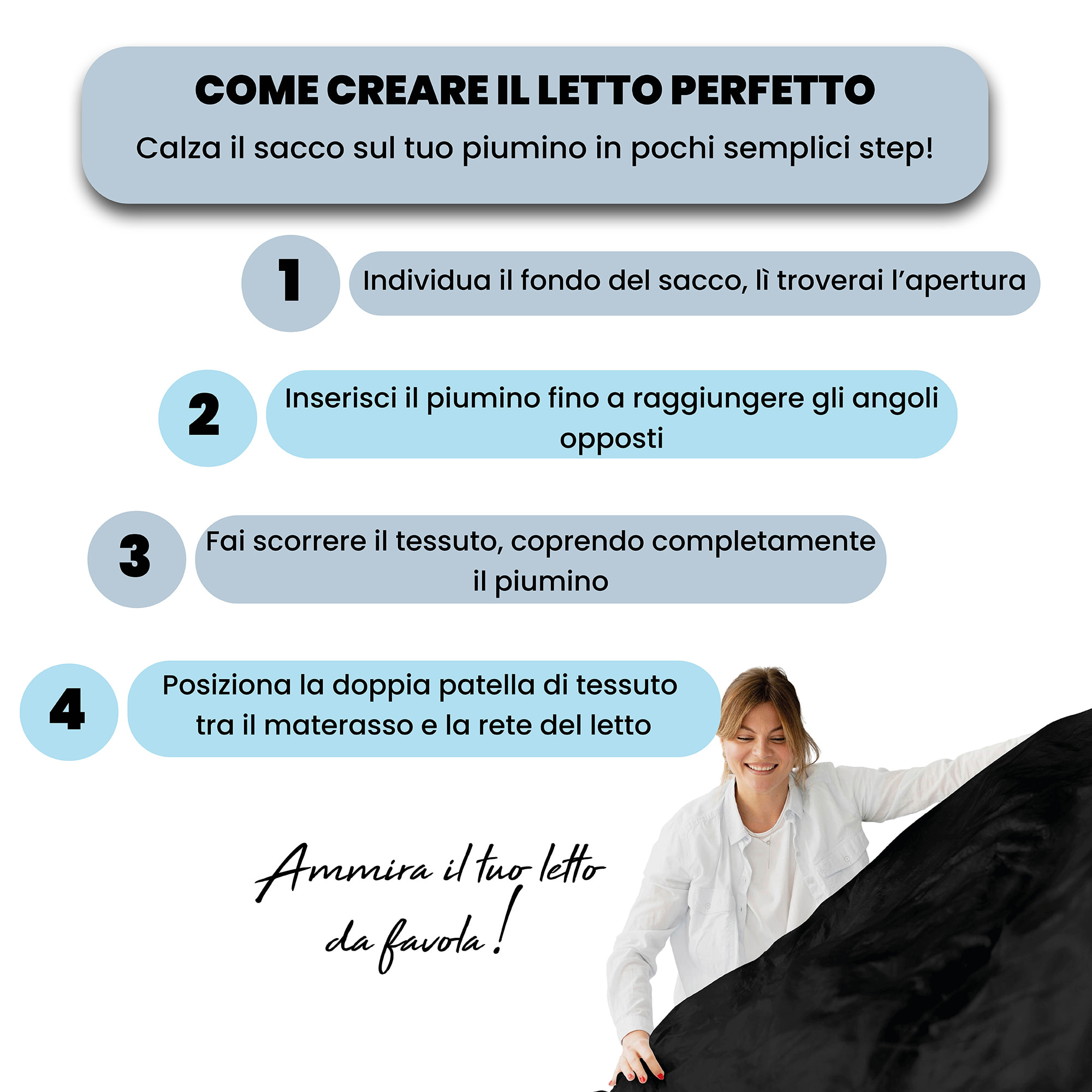 PARURE COPRIPIUMINO NATURAL COLOR PIAZZA E MEZZA - 100% COTONE MADE IN ITALY