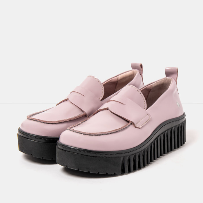 Zapatos 1530 NAPPA SHINNY MALVA/BRIGHTON color Malva