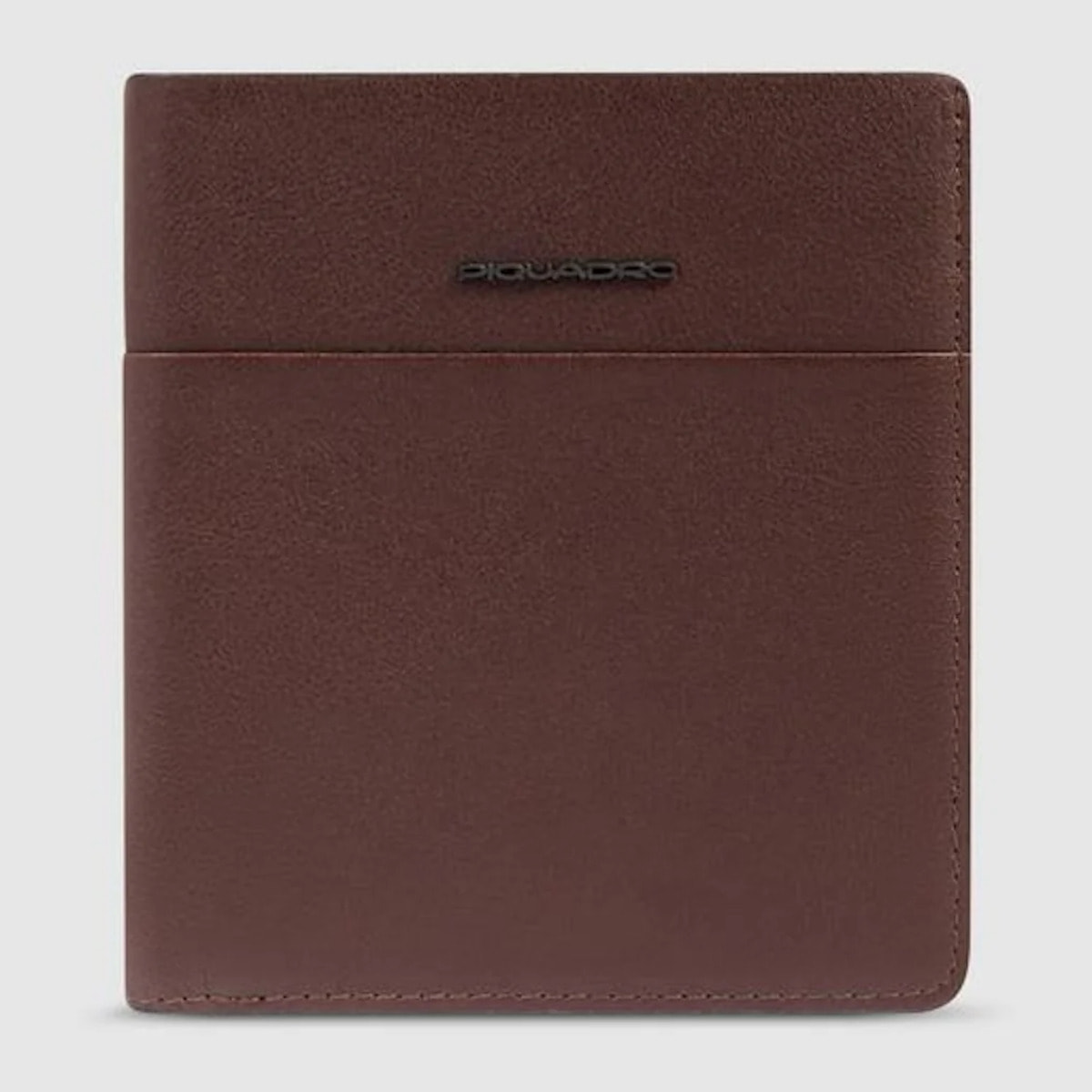Piquadro Porta passaporto in pelle con portacarte di credito, schermato con protezione RFID