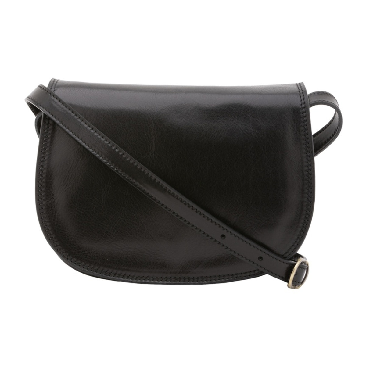 Borsa a tracolla da donna - Modello False - Vera pelle - 24.0 x 17.0 x 11.0 cm