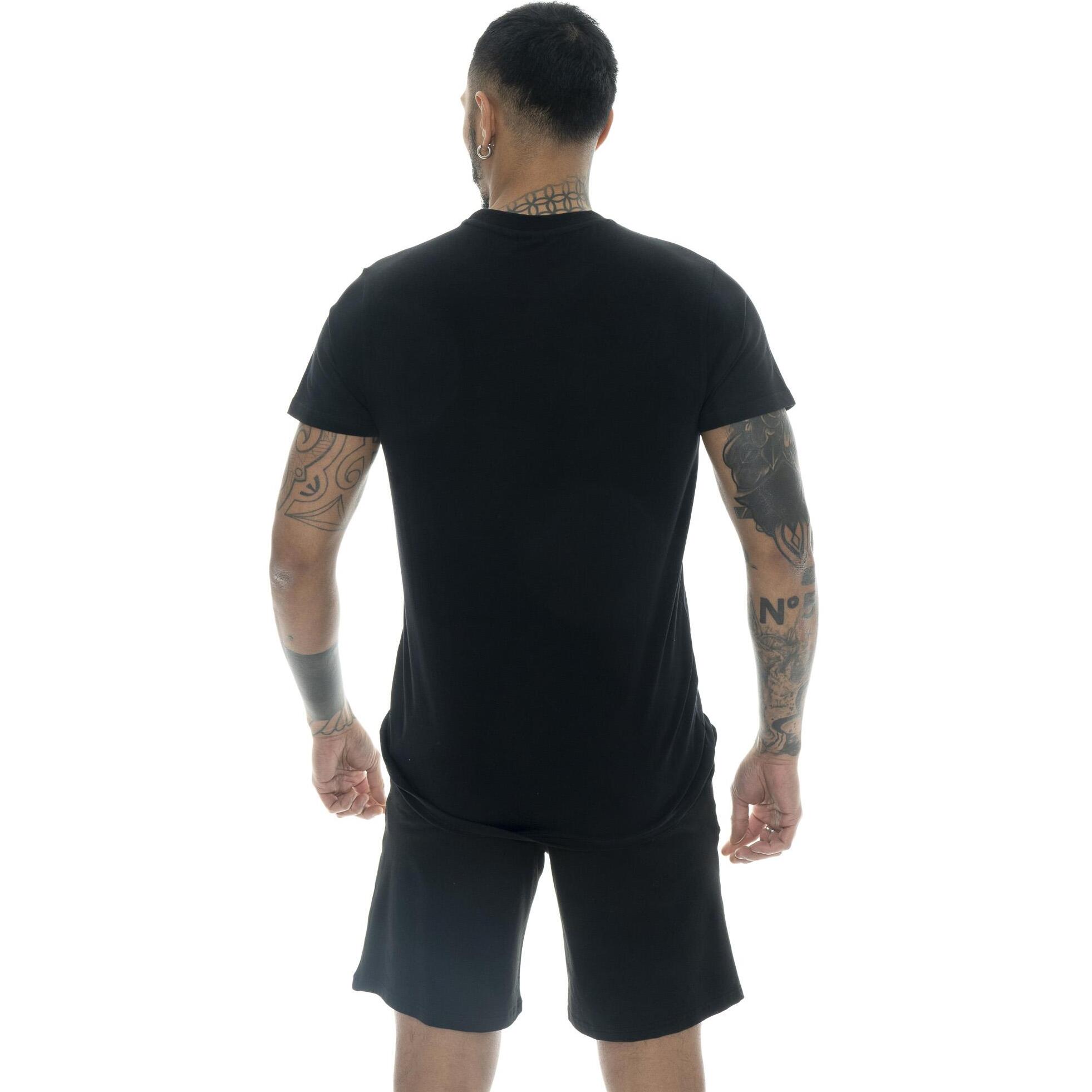 T-shirt da uomo in cotone elasticizzato Leone Boxing Legend