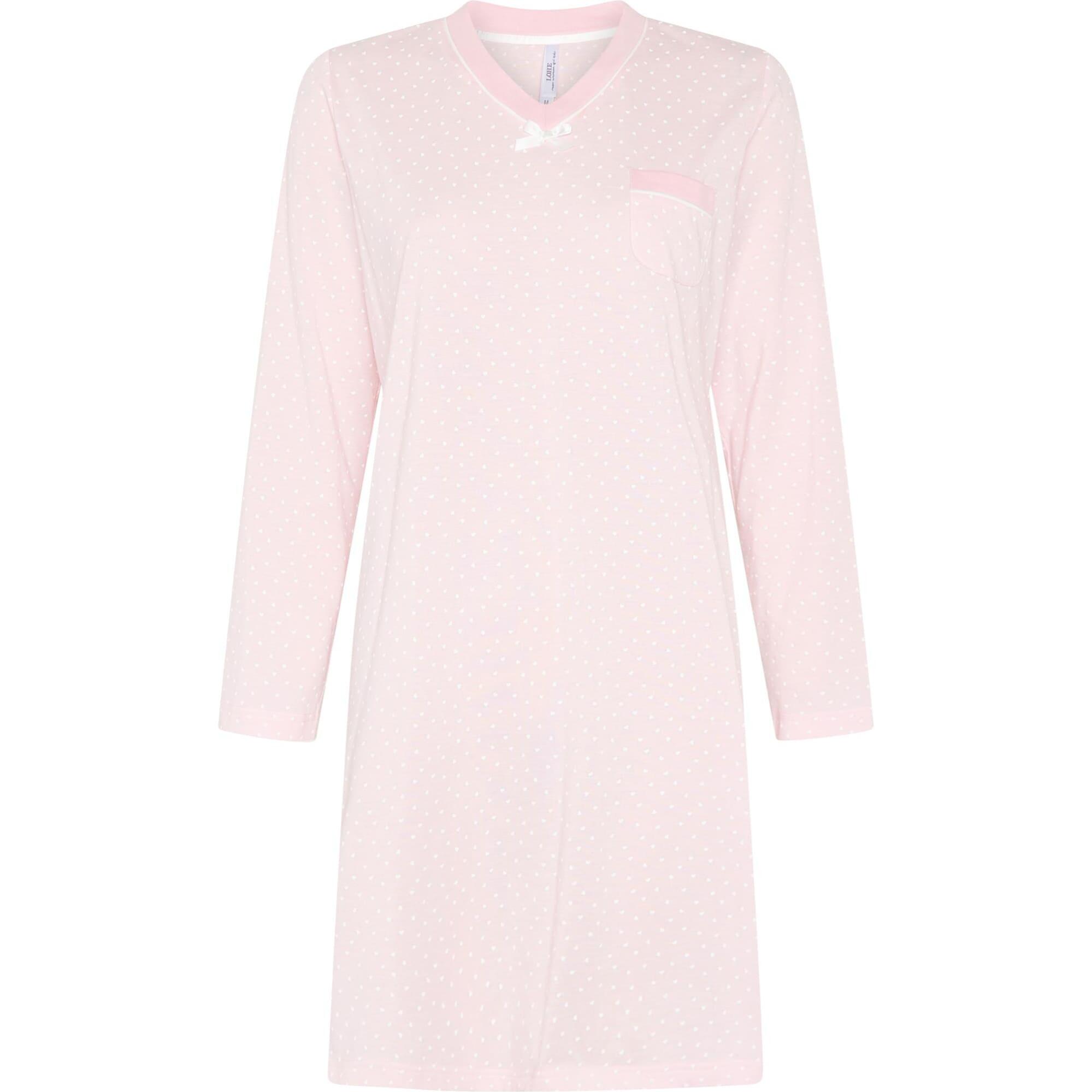 Camisón mujer de pico con corazones