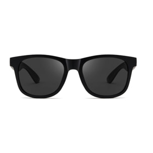 Gafas de sol PALO ALTO WINDSURF - Negro mate / Polarizada ahumada