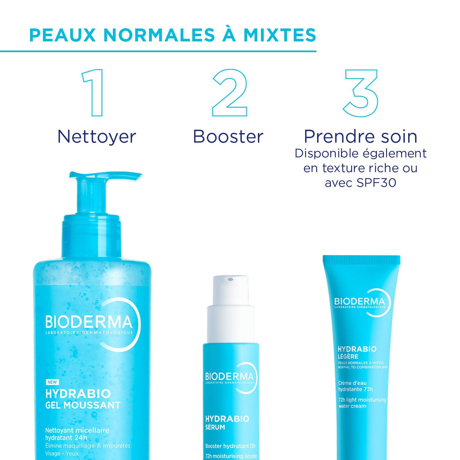 Hydrabio - Crème d'eau hydratante 72h 40 ml
