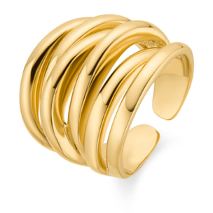 Anillo acabado en oro amarillo de 18K