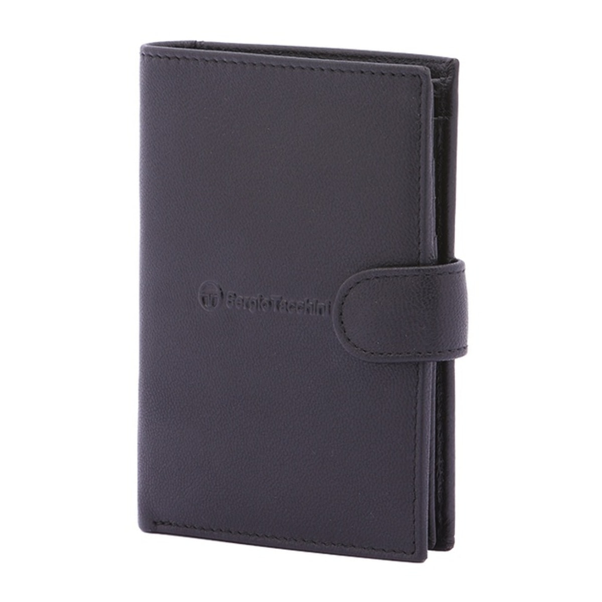 Portafoglio da uomo in vera pelle - Modello False - Casual - 9.0 x 12.5 x 2.0 cm