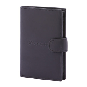 Portafoglio da uomo in vera pelle - Modello False - Casual - 9.0 x 12.5 x 2.0 cm