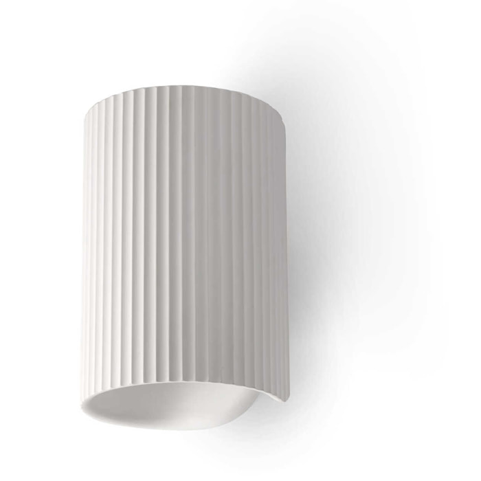 TRAMA 1L Lampada da parete bianca