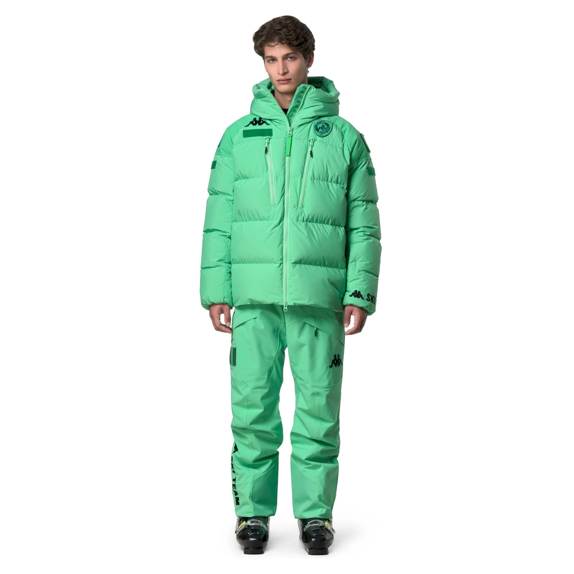 Kappa - Giacche Uomo Donna Verde - 6Cento 662C Premium