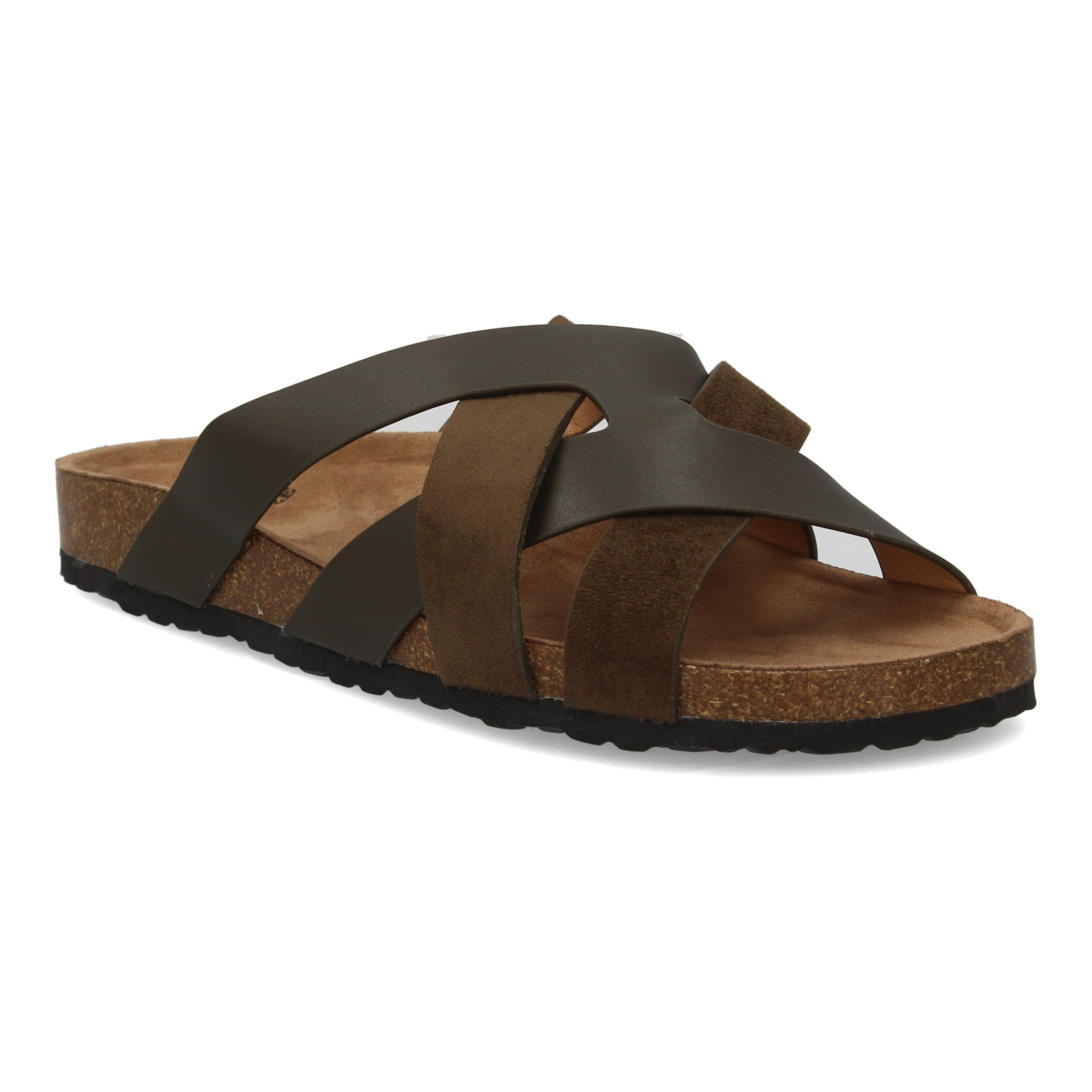 Sandalia para hombre con tiras cruzadas.