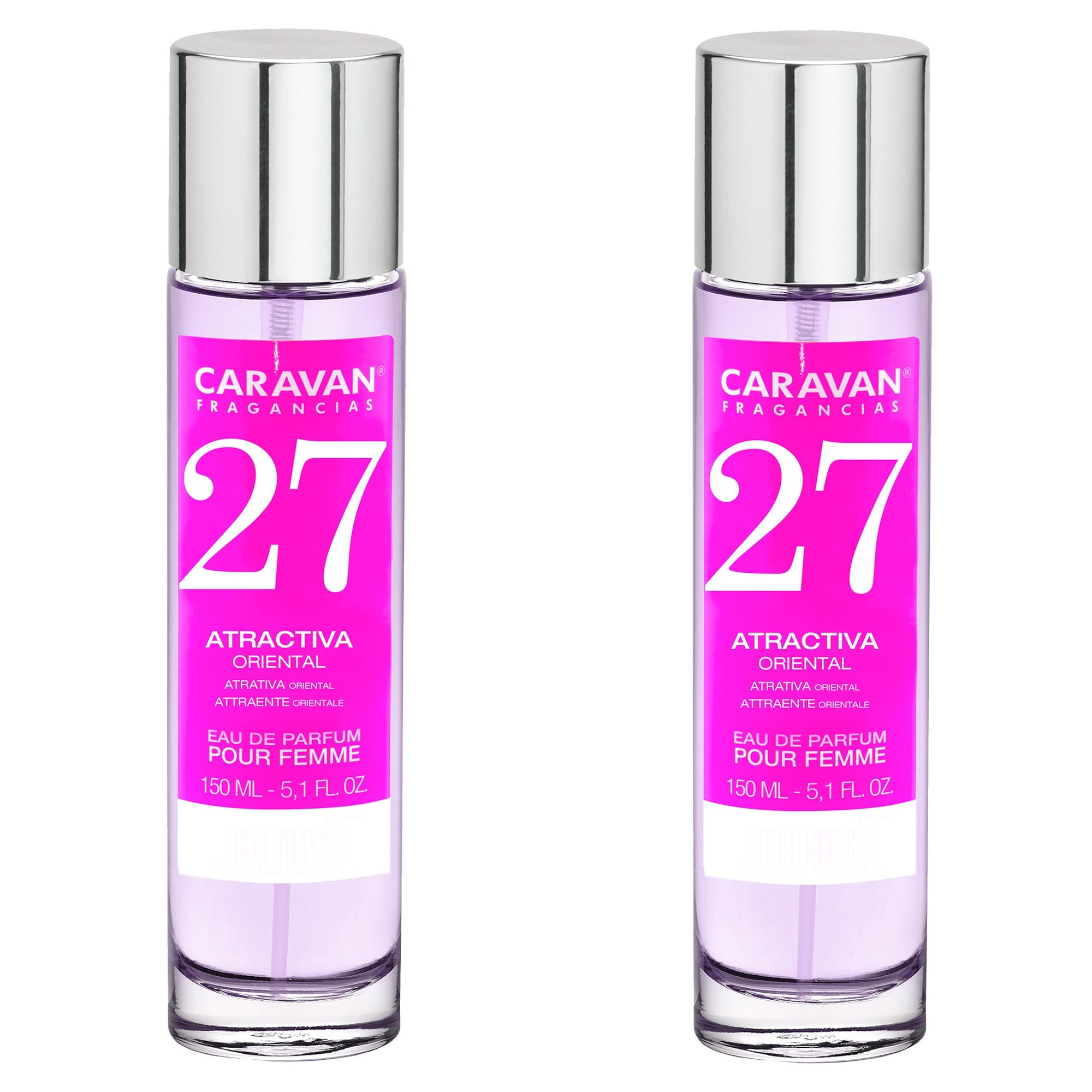 Caravan fragancias set de 2 frascos perfume de mujer nº27, de 150 ml