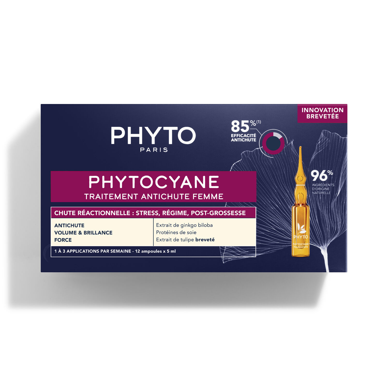 Phytocyane - Traitement Antichute Femme - Chute Réactionnelle