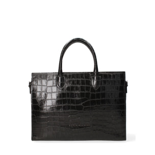 Borsa a mano da donna In Vera pelle Made in Italy 39x29x12 cm