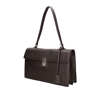 Borsa a spalla da donna Made in Italy - Modello Ereba Ultra - 100% pelle - 34.5 x 21.0 x 10.0 cm