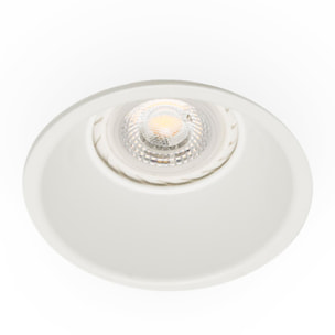 GAS Lampe encastrable blanc