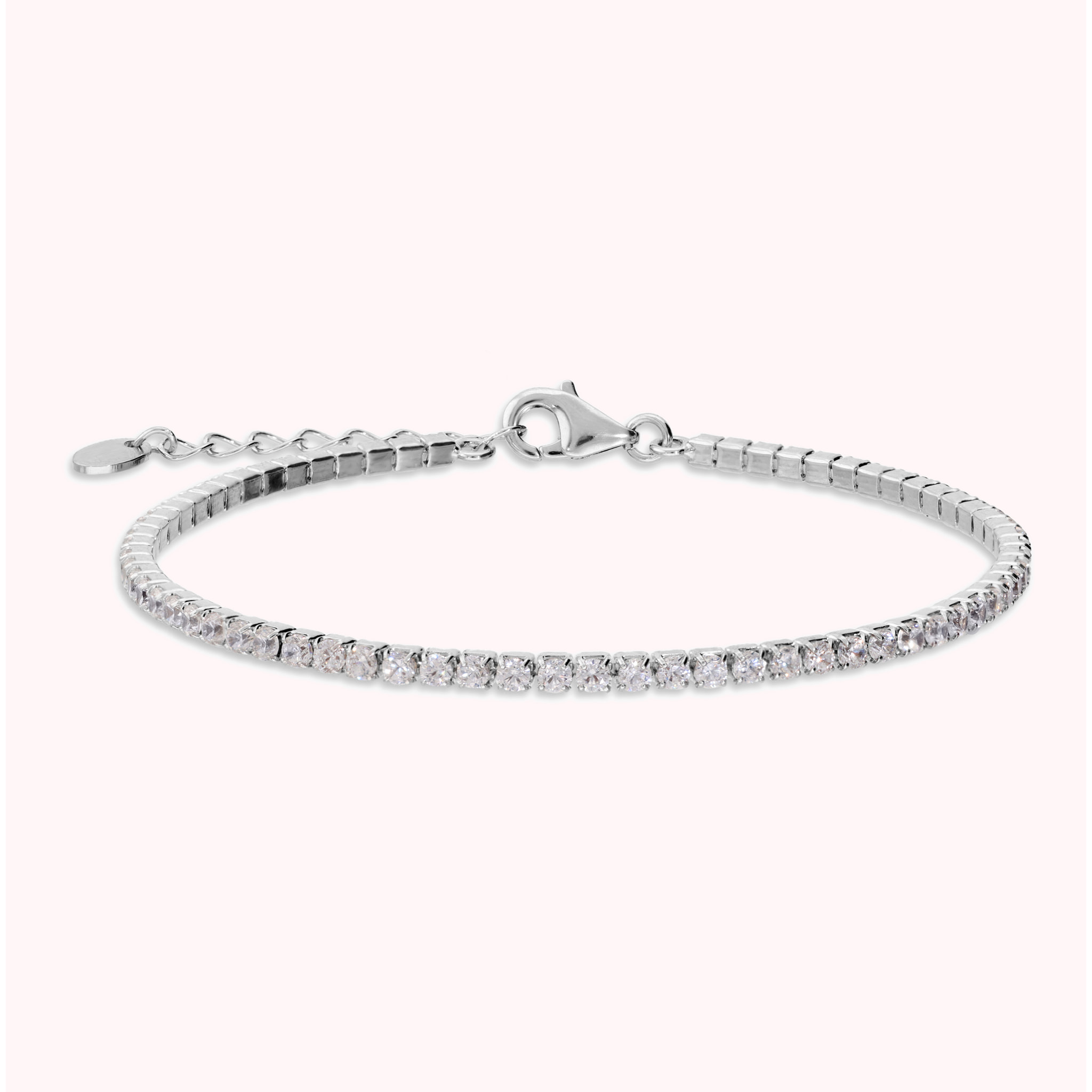 Bracciale Tennis con Cubic Zirconia Bianche