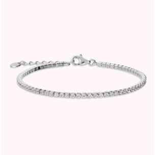 Bracciale Tennis con Cubic Zirconia Bianche