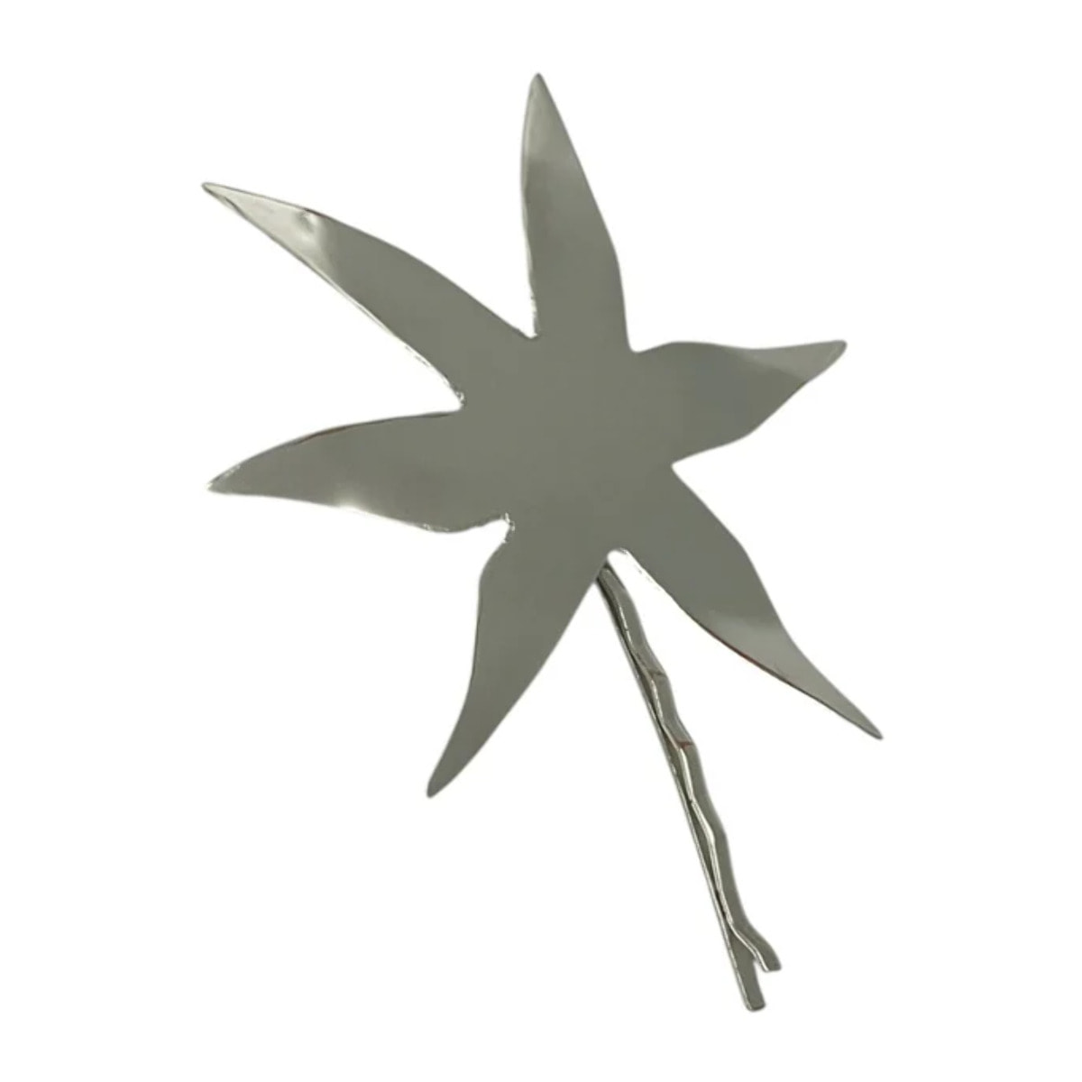 Horquilla estrella XXL laton plata 10µ