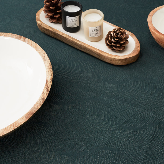 Nappe Jacquard Noir 140x240cm