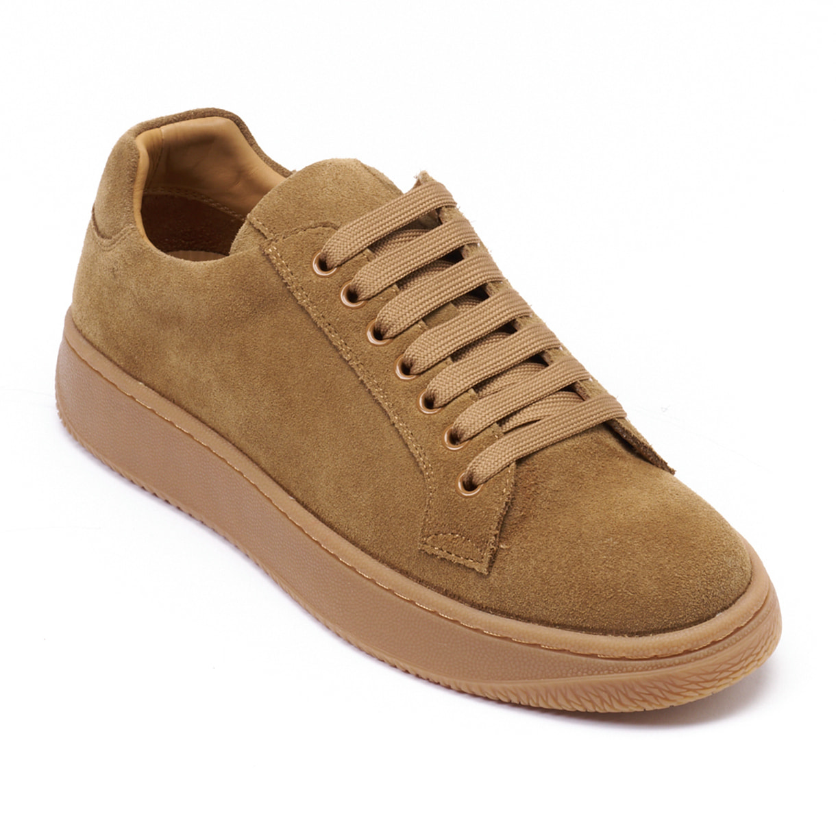 Sneaker British Passport Marrone