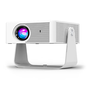 Proyector LCD X3 soporte de 4K UHD, WiFi 6, duplicación de pantalla para iOS y Android. 30 a 100 pulgadas, 150 lm. Con mando a distancia.