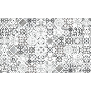 Sticker crédence adhésive - CARRELAGES GRIS - 60x100cm