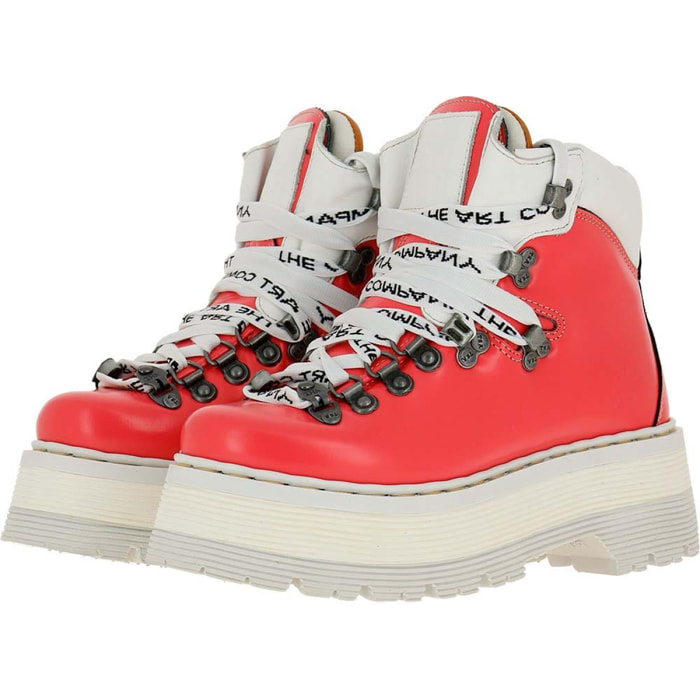 Botines 0910 CITY PINK-WHITE/ ART ALPINE color Pink-white