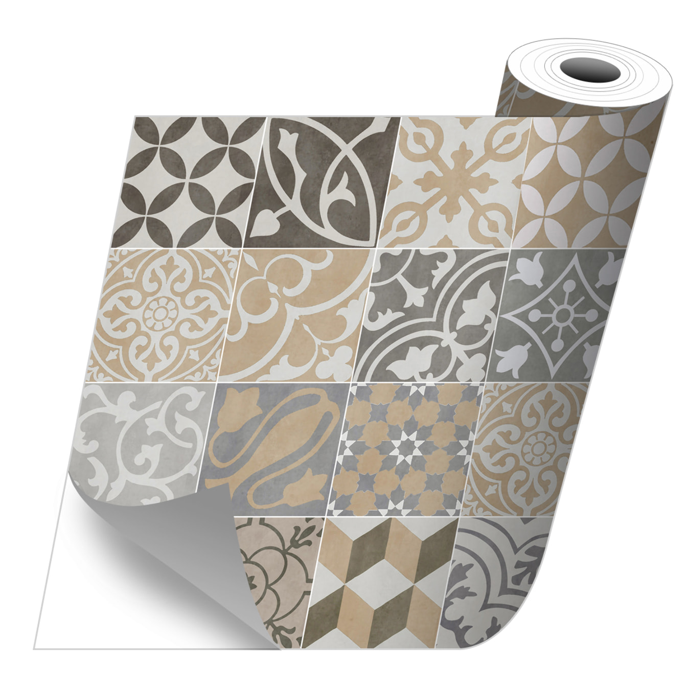 Stickers adhesivos de CERAMIKO - Antique sepia 50x100