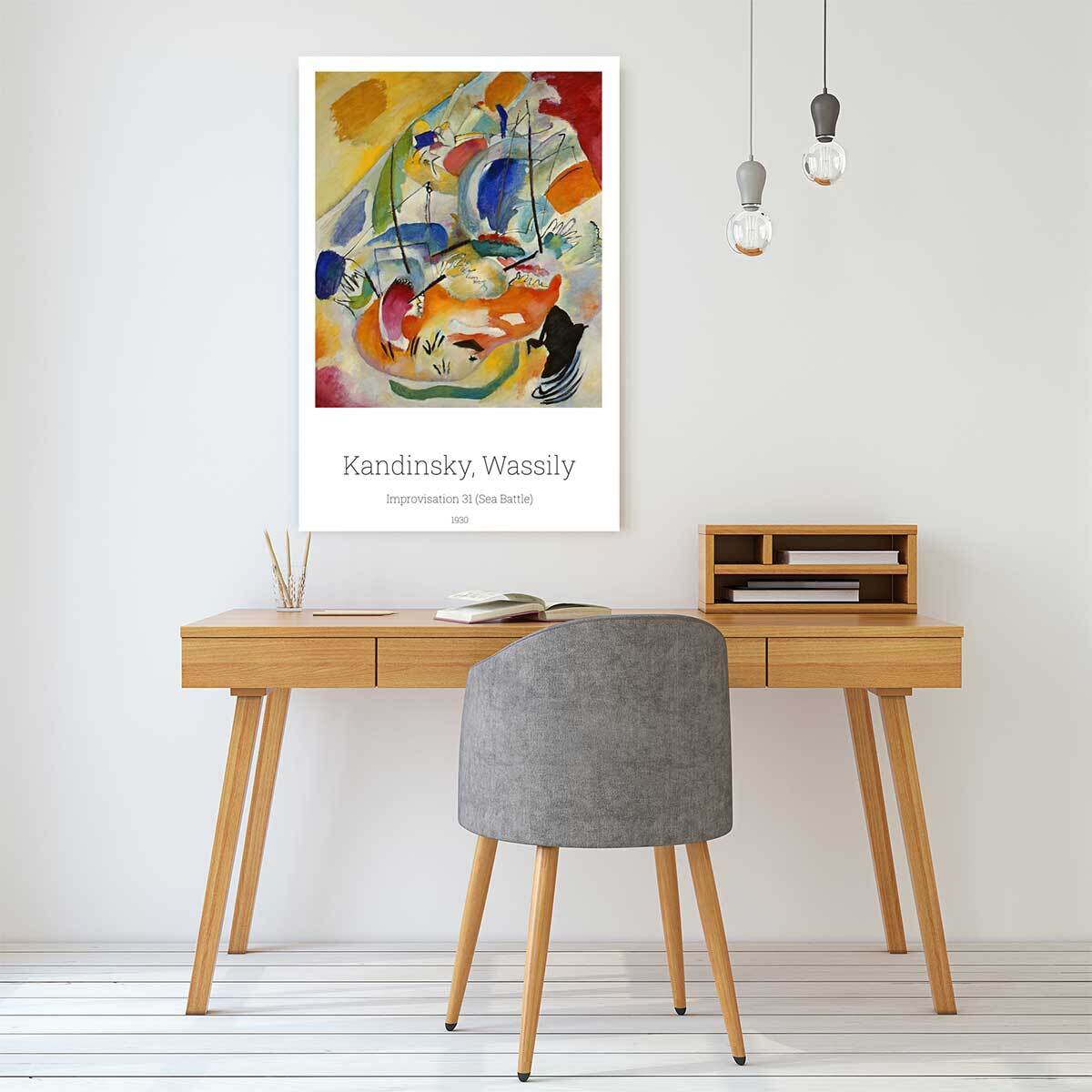 Tableau improvisation par wassily kandinsky  Tableau alu Dibond