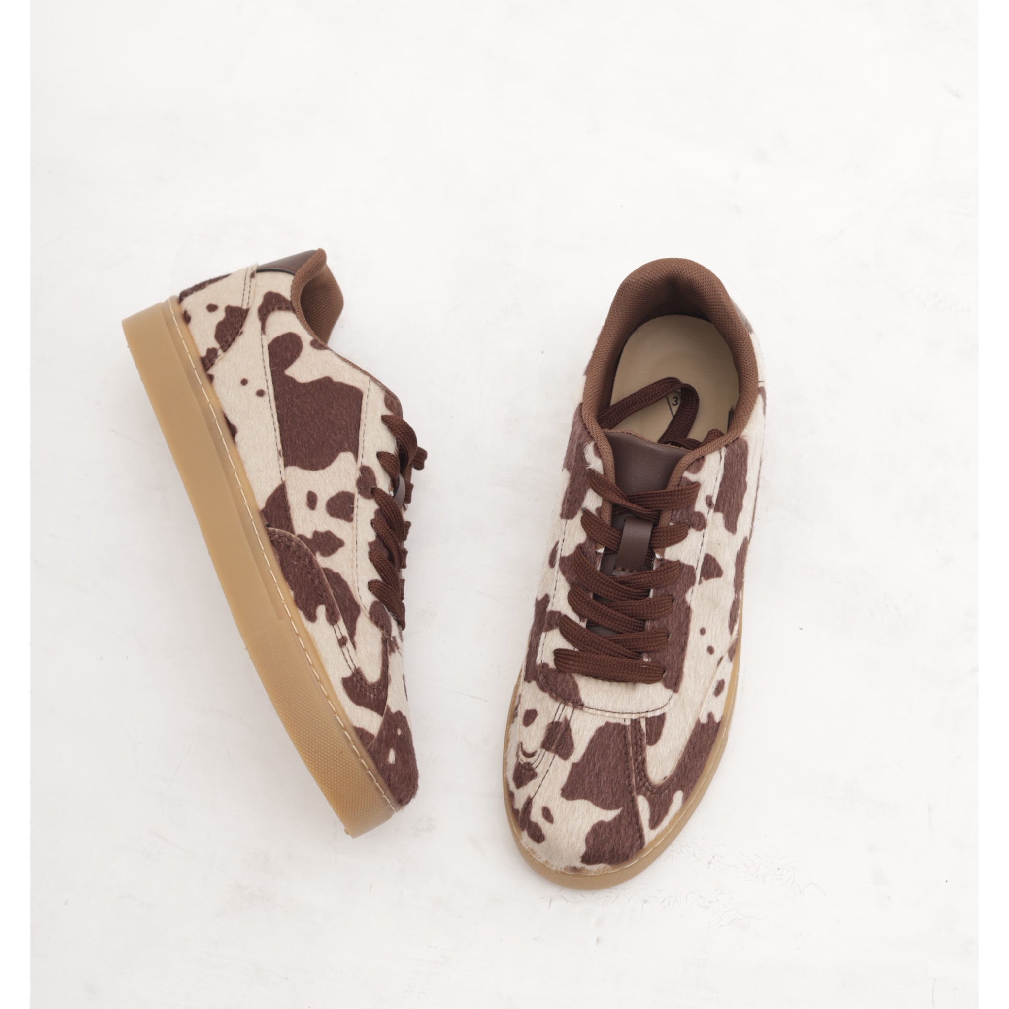SNEAKERS ANIMALIER MARRONE