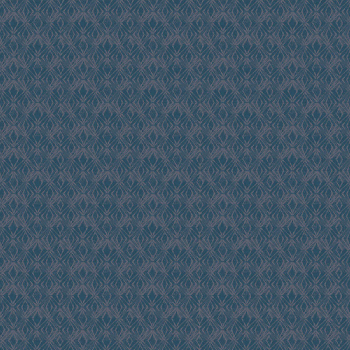 Nappe pur coton motif jacquard bleu gris Mille ikats petrole